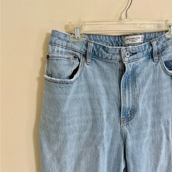 Abercrombie & Fitch High Rise Vintage Flare Jeans Sz 32 Long - Picture 5 of 7